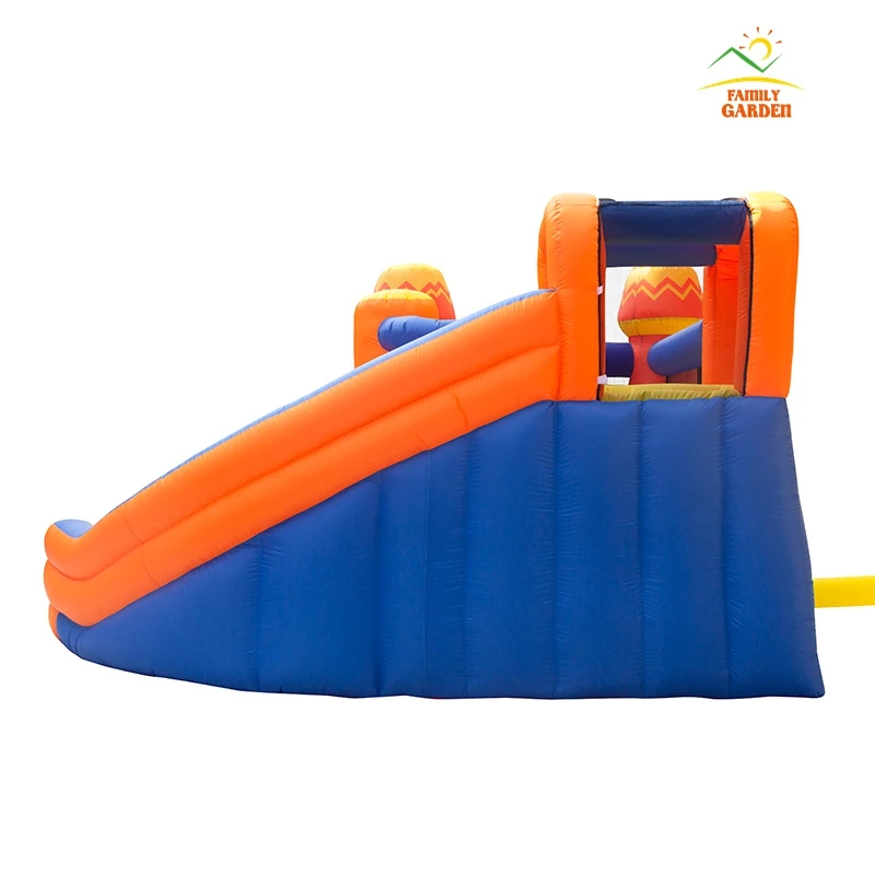 Надувная горка надувная 2 минуты|bouncer inflatable|house garden |