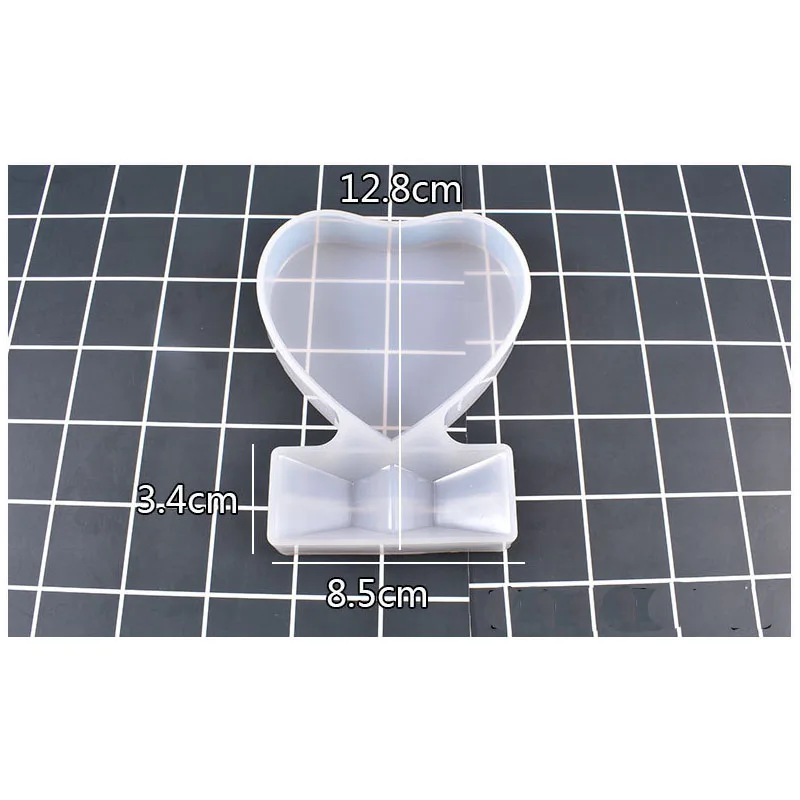small heart 1 шт. фоторамка в форме ювелирного инструмента Ювелирная форма УФ-отверждаемая эпоксидная смола силиконовые формы для изготовления ювелирных изделий - Цвет: small heart