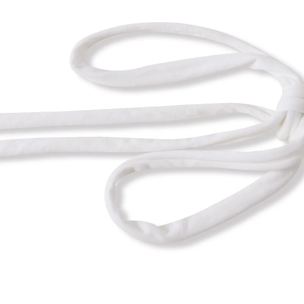 

Summer New White Tank Top Sexy Party V-neck Camisole Hollow Out Bandage Backless Ruffles Women's Tube Top Solid Casual T-shirt