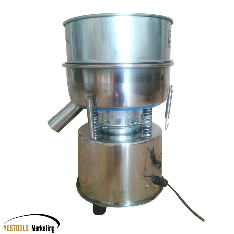 Диаметром 20 см электрическая Вибрирующая экранная машина вибрирующее сито