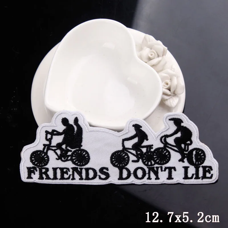 

DIY Movie Stripes Iron On Patches For Clothes punk Embroidery Patches For Clothes Applique Accessory