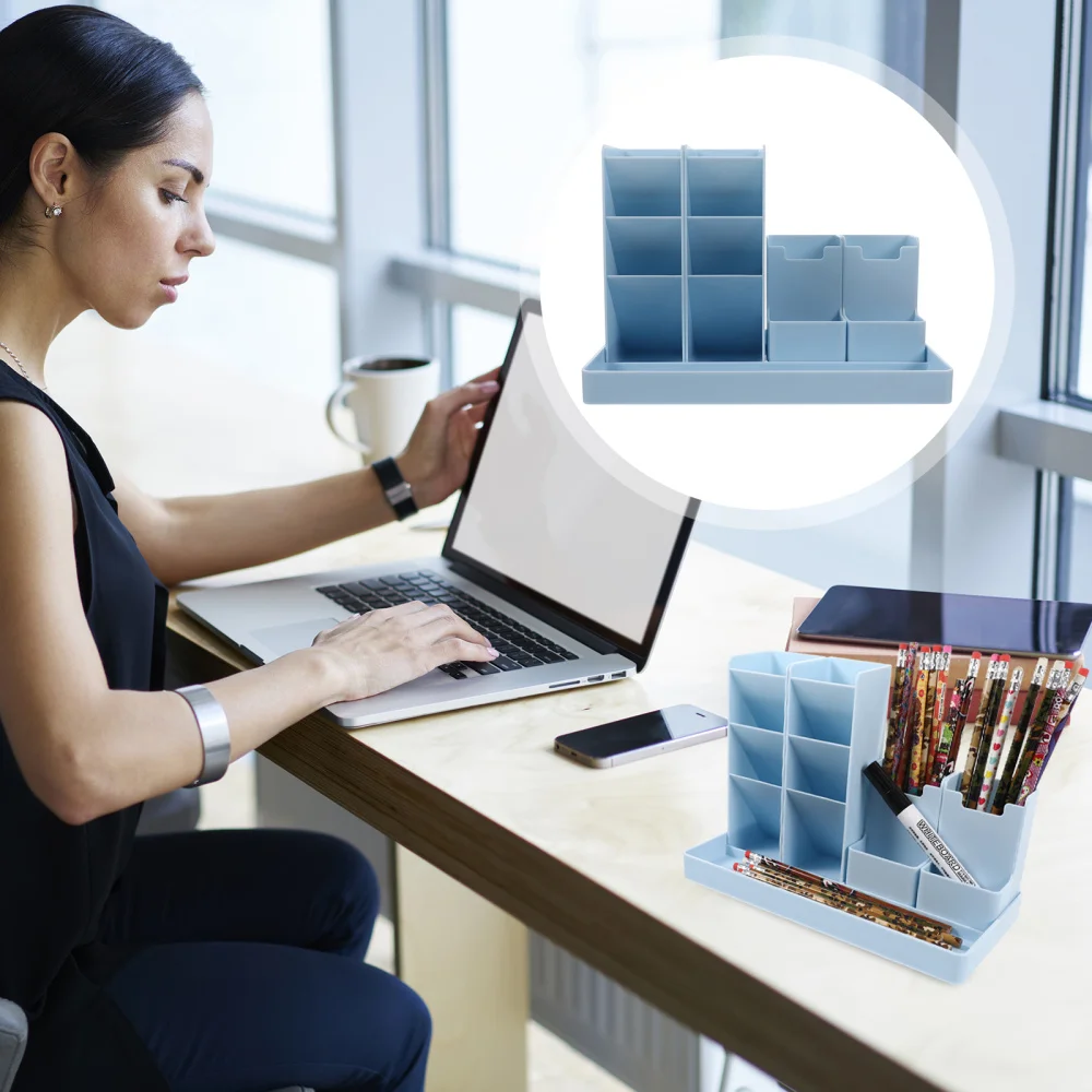 

1pc Pencil Holder Vertical Pen Organizer Stationery Case Office Supplies