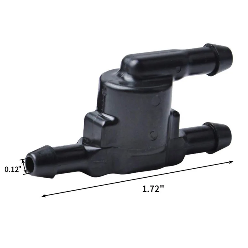 Черный контрольный клапан для мытья лобового стекла автомобиля подходит трубы