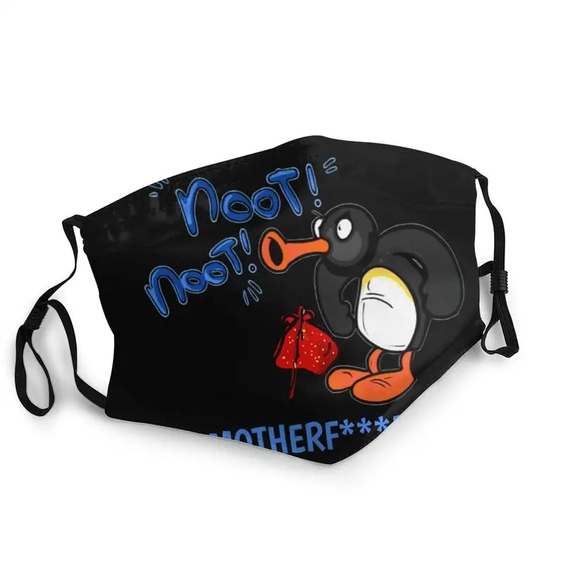 

Моющиеся Noot Pingu смешной рот уход за кожей лица маска для взрослых унисекс маска Для мужчин Для женщин против пыли защитный респиратор муфель...