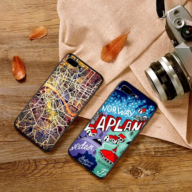 Животные карта мира Северный чехол для samsung S6 S7 EDGE S8 S9 PLUS Мягкий силиконовый S10 NOTE 8