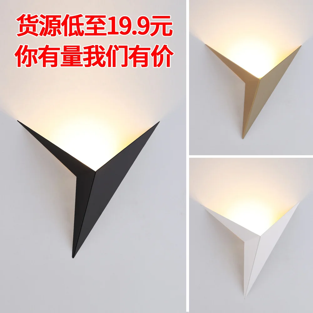 

Скандинавская светодиодная Хрустальная настенная лампа arandela, светильник для спальни, прикроватная лампа