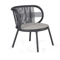 nordic creative outdoor furniture indoor balcony combination rattan table and chair leisure sofa restaurant milk