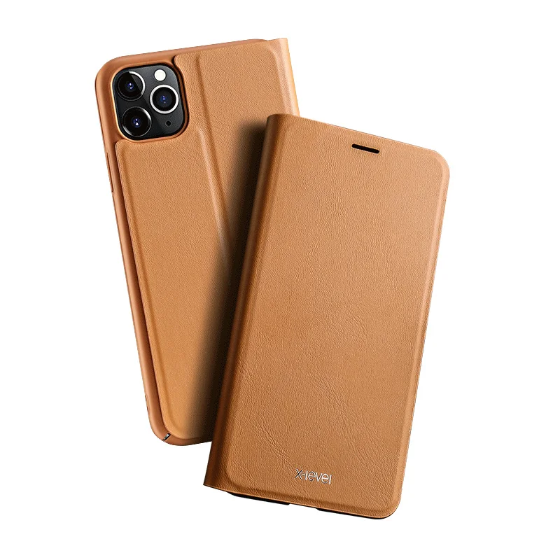 X-Level Чехол-книжка с бумажником для iPhone 11 Pro Max, с карманами для карт, с функцией подставки, чехол-книжка для iPhone 11 Pro