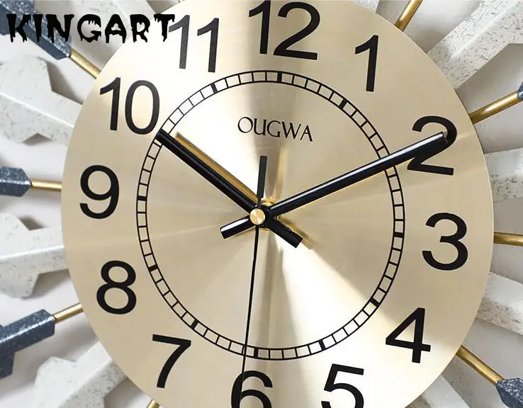 Винтажные настенные часы большие подвесные домашний декор современный дизайн