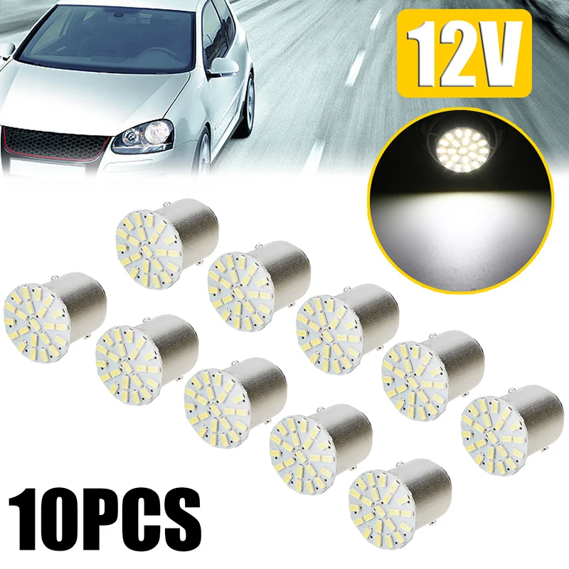 10 шт./компл. 1157 BAY15D 3014 22 SMD светодиодный автомобильная лампа заднего стоп-сигнала