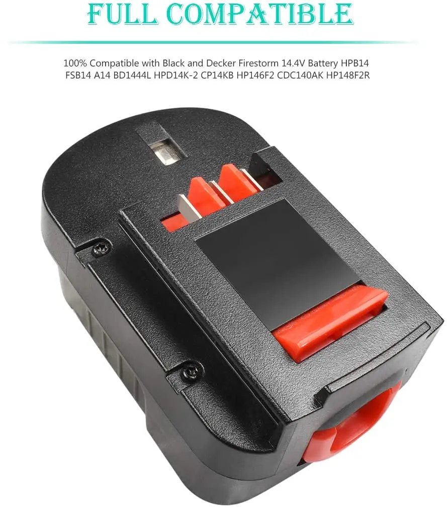 Аккумулятор HPB14 14 4 В 3500 мАч совместимый с Black & Decker FSB14 FS140BX BD1444L HPD14K 2 CP14KB