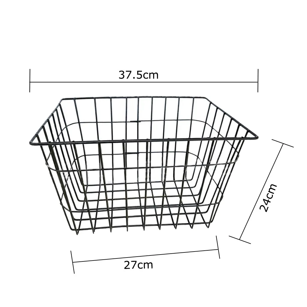 

Cycling Bicycle Bag Student Rear-mounted Bicycle Basket Electric Car Iron Vegetable Basket Car Basket MTB Accessories fietstas #