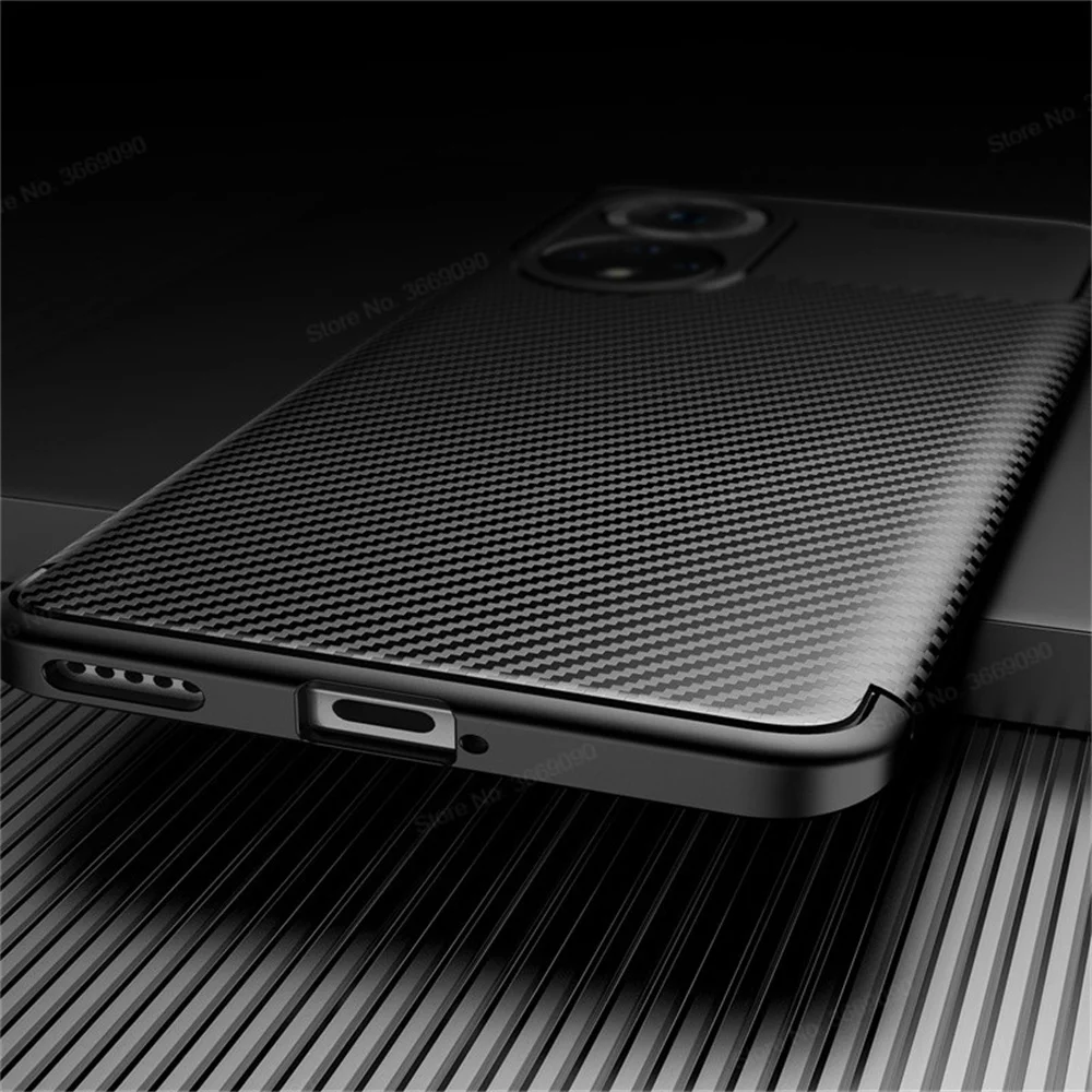 Чехол из углеродного волокна для Honor 50 6 57 дюйма матовый мягкий чехол задний