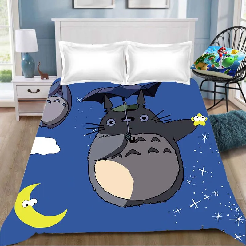 20 Тоторо аниме печать простыня Vegeta Хаяо Миядзаки Tonari No Totoro детская комната Простыня Постельное белье(без наволочки - Цвет: 20