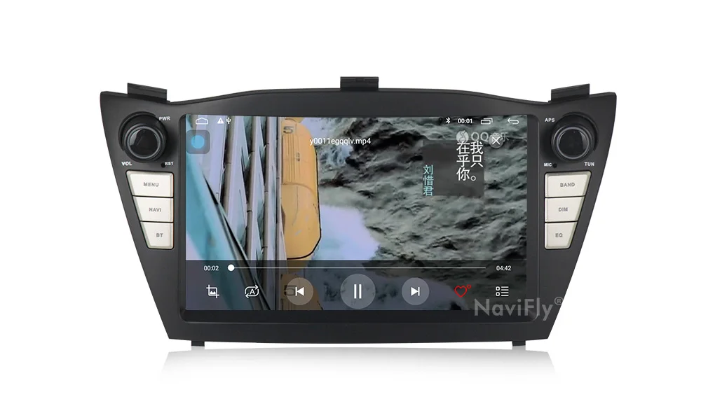 NaviFly " Android 9 автомобильный мультимедийный плеер для hyundai IX35 TUCSON 2009 2010- Wifi RDS gps Navi 2+ 32G hd-навигатор для автомобиля BT