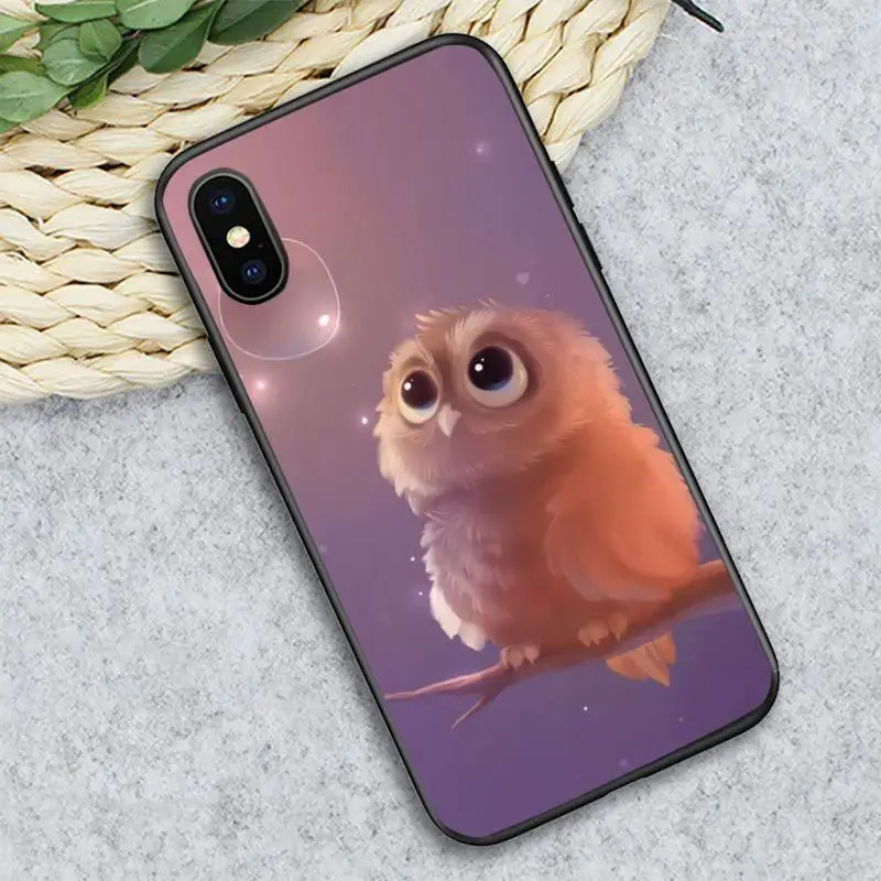 

Animal Owl Phone Case for iPhone 11 12 pro XS MAX 8 7 6 6S Plus X 5S SE 2020 XR mini