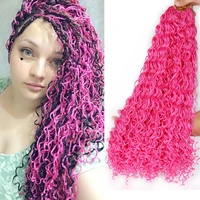 mtmei hair green zizi braids hair 20 48strands box braids crochet hair grey purple pink blonde curly braiding hair extensions