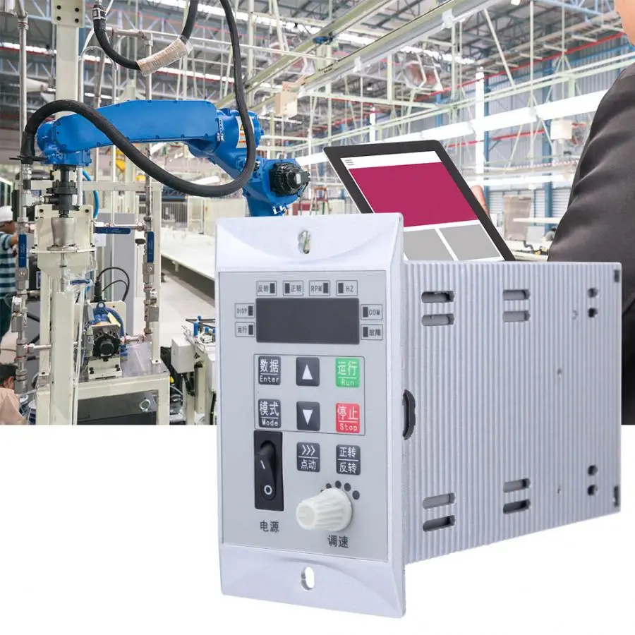 Преобразователь частоты однофазный вход и выход мини регулятор двигателя 220 В 200