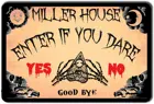 Говорящая доска Ouija Spirit для Хэллоуина, деревенский металлический жестяной знак, алюминиевый винтажный Ретро садовый двор, паб, бар, Настенный декор 12x8 дюймов