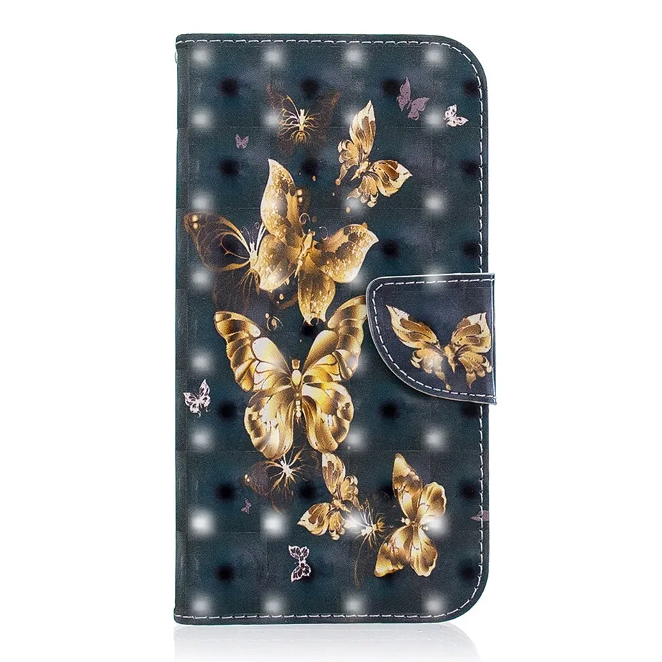 Чехол с объемным эффектом слона бабочки для iPhone XS Max из искусственной кожи, бумажник, флип-чехол для iPhone X, XR, 6, 6 S, 7, 8 Plus, чехлы для телефонов