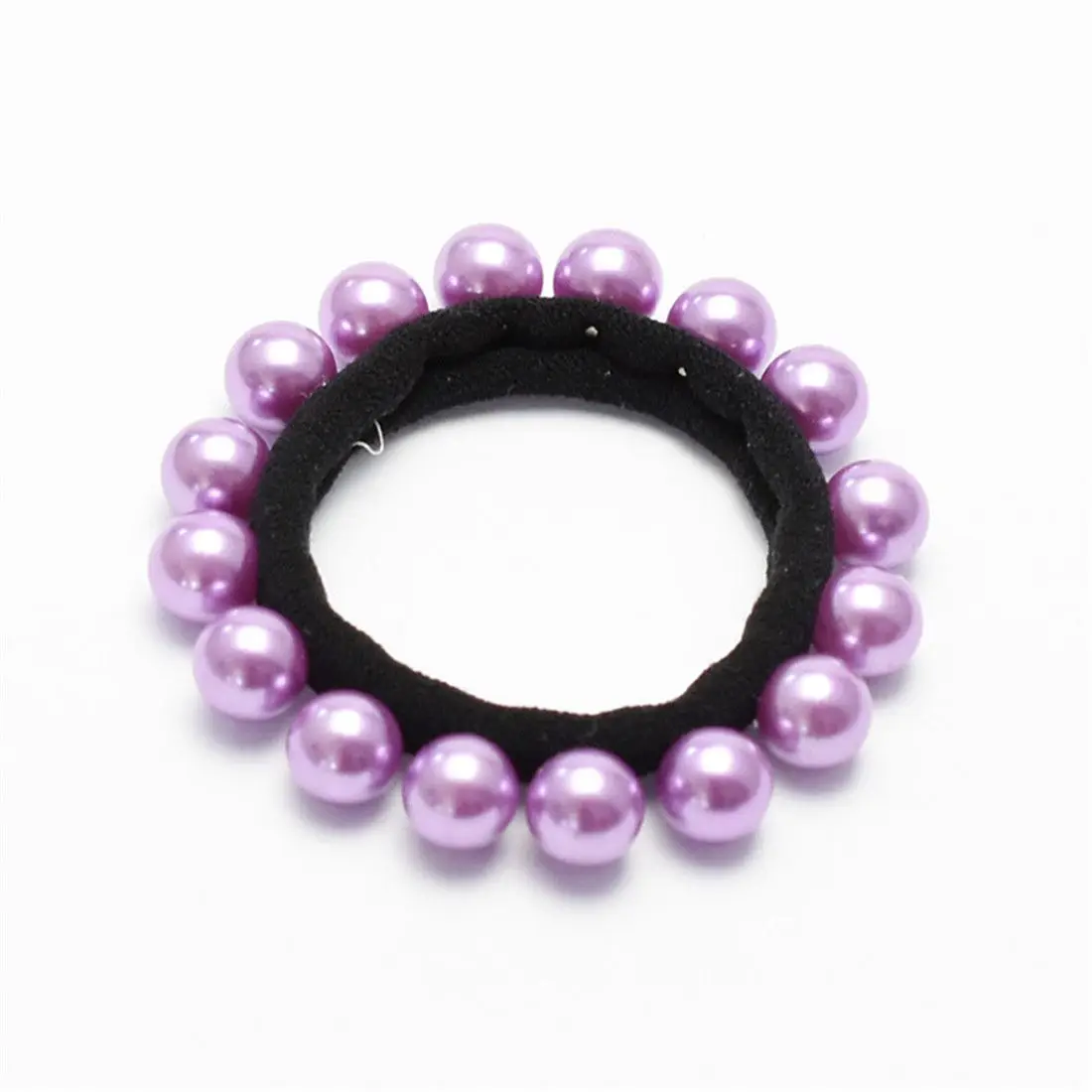 

Новые аксессуары для волос, высокоэластичная Женская повязка, жемчужное кольцо для волос, резинка для волос