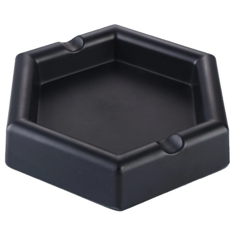 

Thickened Hexagonal Deck Ashtray Creative Personality Bar KTV Ashtray Home Living Room Countertop Ashtray