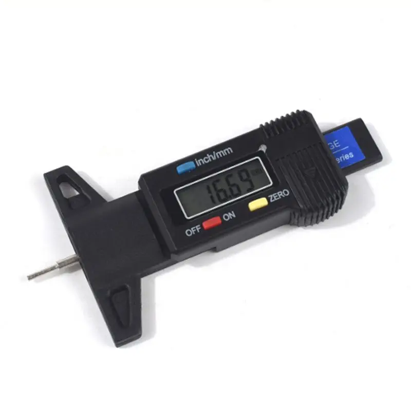 

Car Tyre Tire Tread Depth Tester Gauge Digital LCD Display Caliper Thickness Meter Measurer Truck Tool Monitoring System