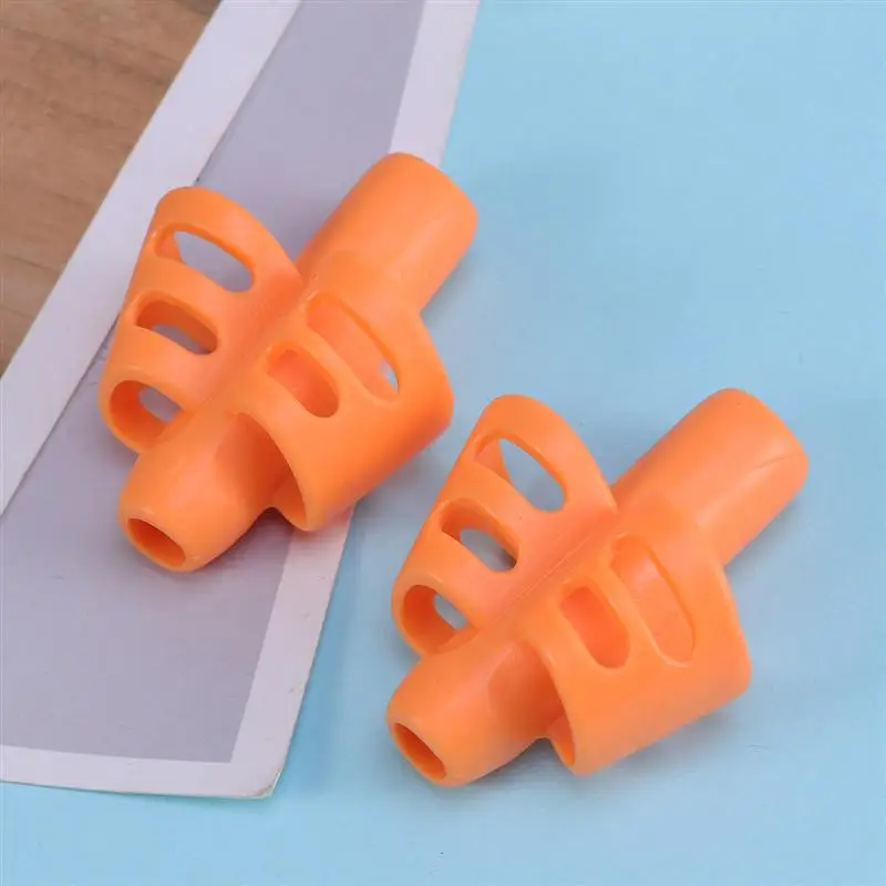 6 шт. силиконовая ручка захвата двойные пальцы тренажер для письма Корректор