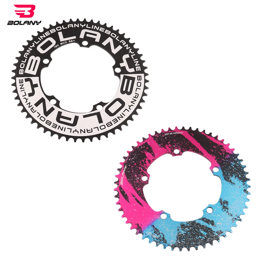 Складная велосипедная звезда BOLANY 130 BCD BMX 54T 56T из алюминиевого сплава Ультралегкая