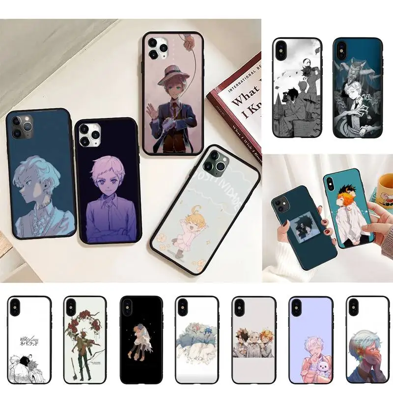 

the promised neverland Phone Case For iPhone 8 7 6 6S Plus 5 5S SE 2020 12pro max XR X XS MAX 11 Fundas Coque Funda Shell