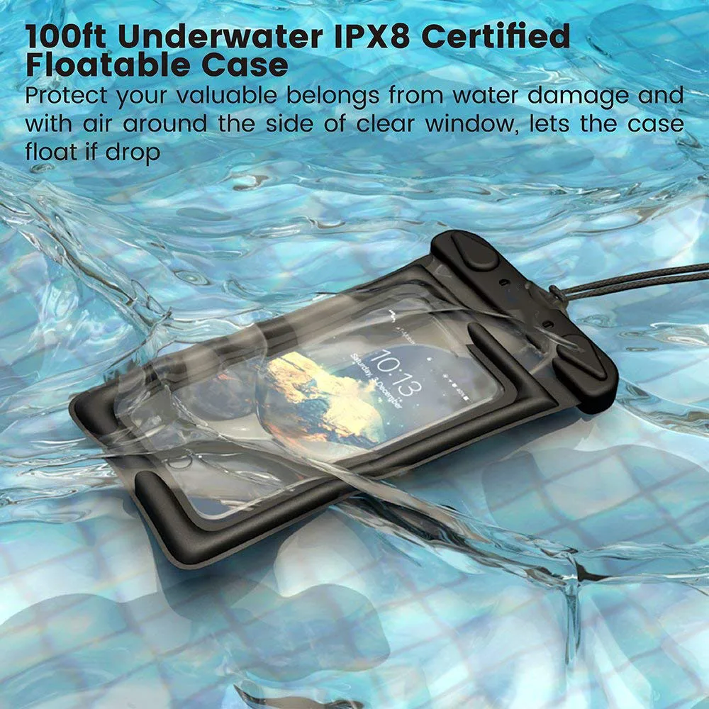 Waterproof Mobile Phone Case For xiaomi redmi note 7 mi 9t a3 Clear PVC Sealed Underwater Cell Smart Dry Pouch Cover | Мобильные
