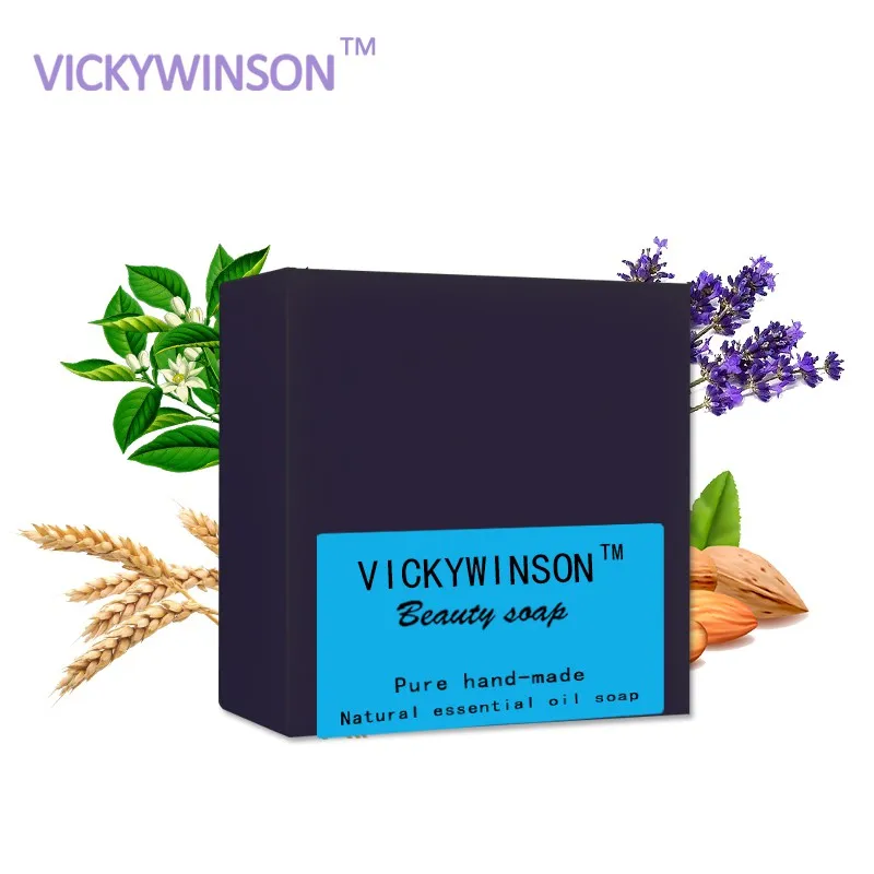 

VICKYWINSON Antipruritic and antidandruff essential oil handmade soap 100g Fragrance Soap Hair Care Nourishing Anti Dandruff Oil