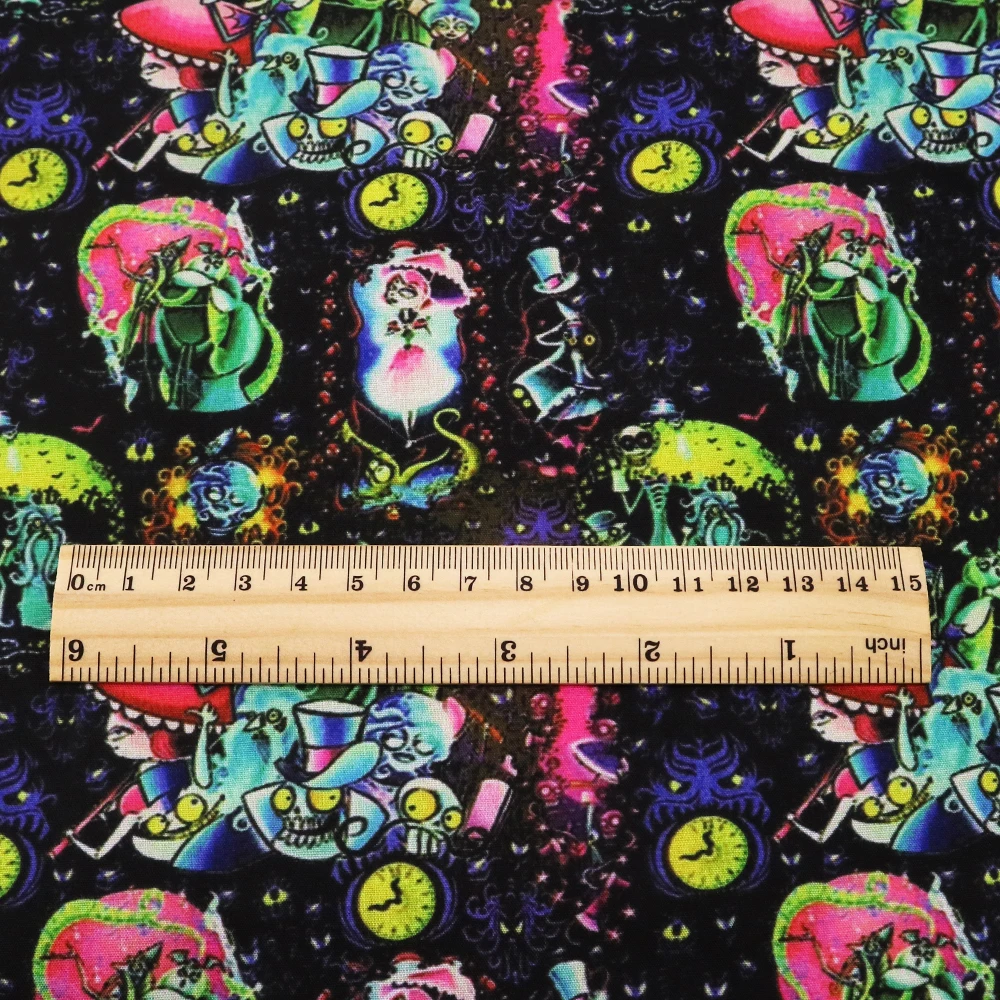 Ткань из полиэстера и хлопка для девочек в стиле пэчворк c16841 | Дом сад