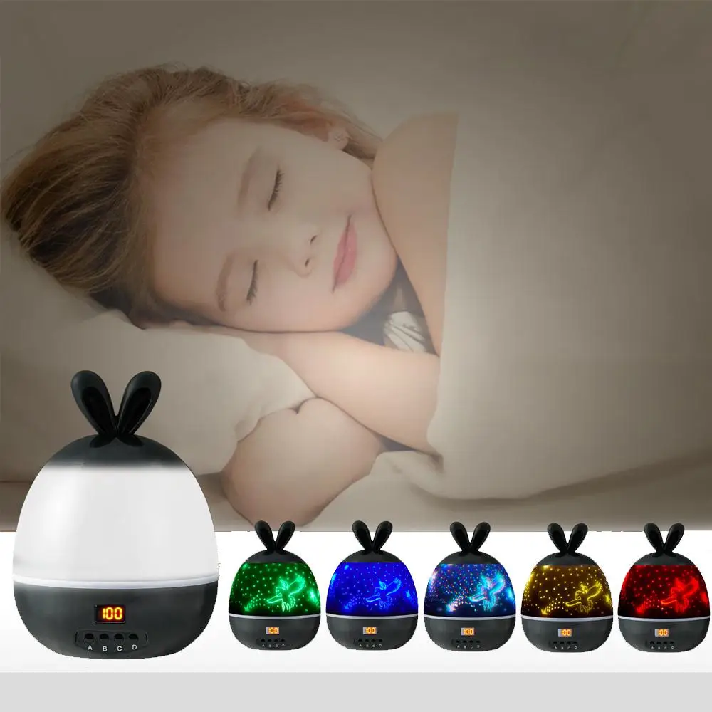 

Dance Lamp Timing Function Rabbit Shape Strobe Light Stage Light Fantastic 17 Mode Indoor Entertainment Ball Party