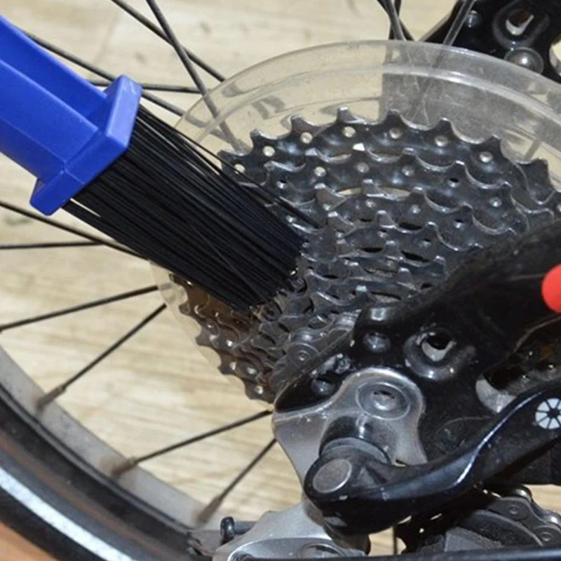 Велосипедная цепь Чистящая щетка Скраб очиститель моющий инструмент для горного