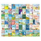 60 книгкомплектов, детские книги для чтения с английскими словами