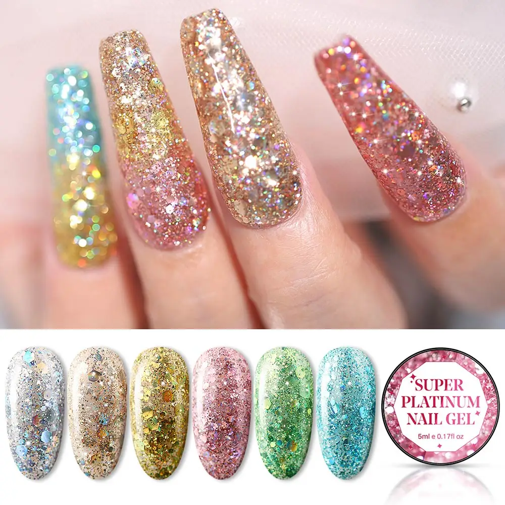 Суперсияющий светодиодный Гель лак Modelones блестящий УФ для ногтей отмачиваемый