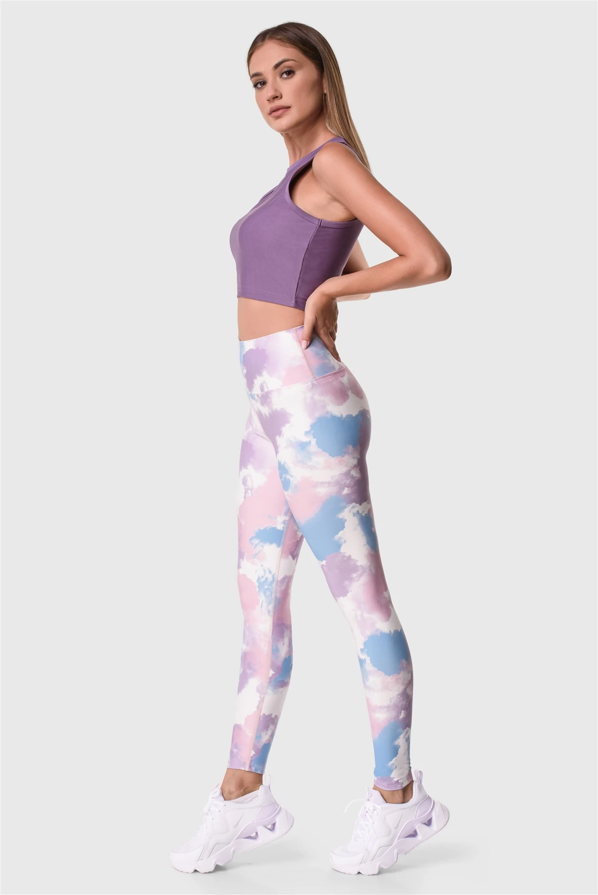 Superstacy Digital High Waist Patterned Fitness Leggings
