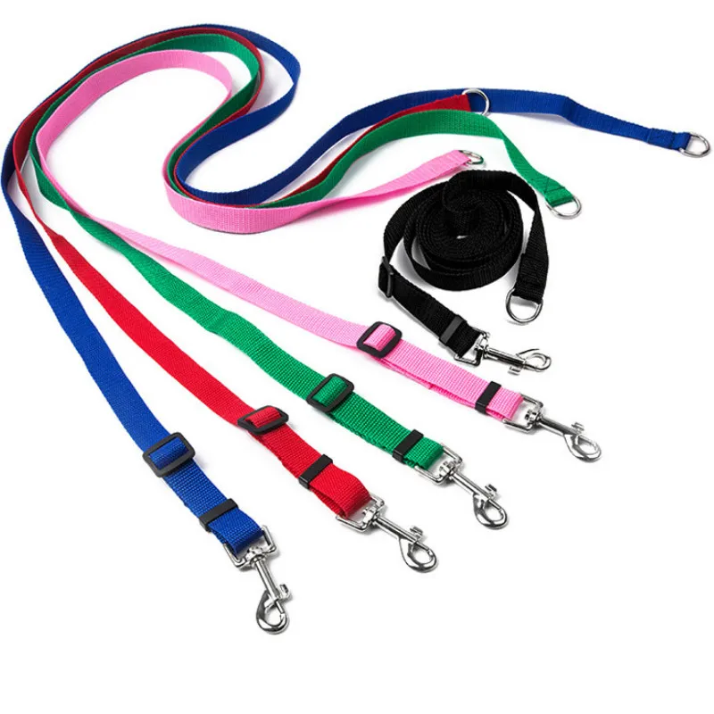 Поводок для собак имитация нейлона Регулируемая Веревка пряжка Тяговая веревка