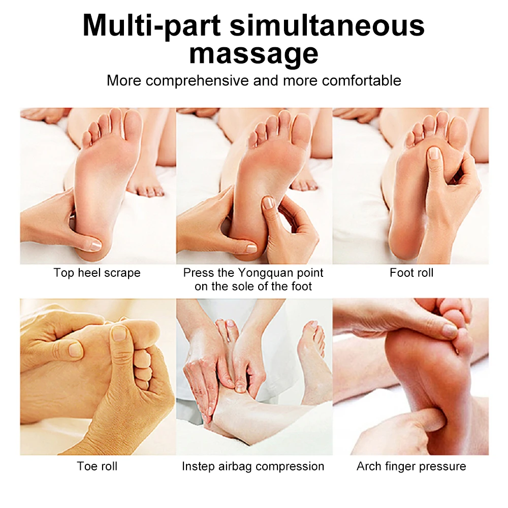 Аппарат для массажа ступней Электрический EMS массажер ног Массажер педикюра