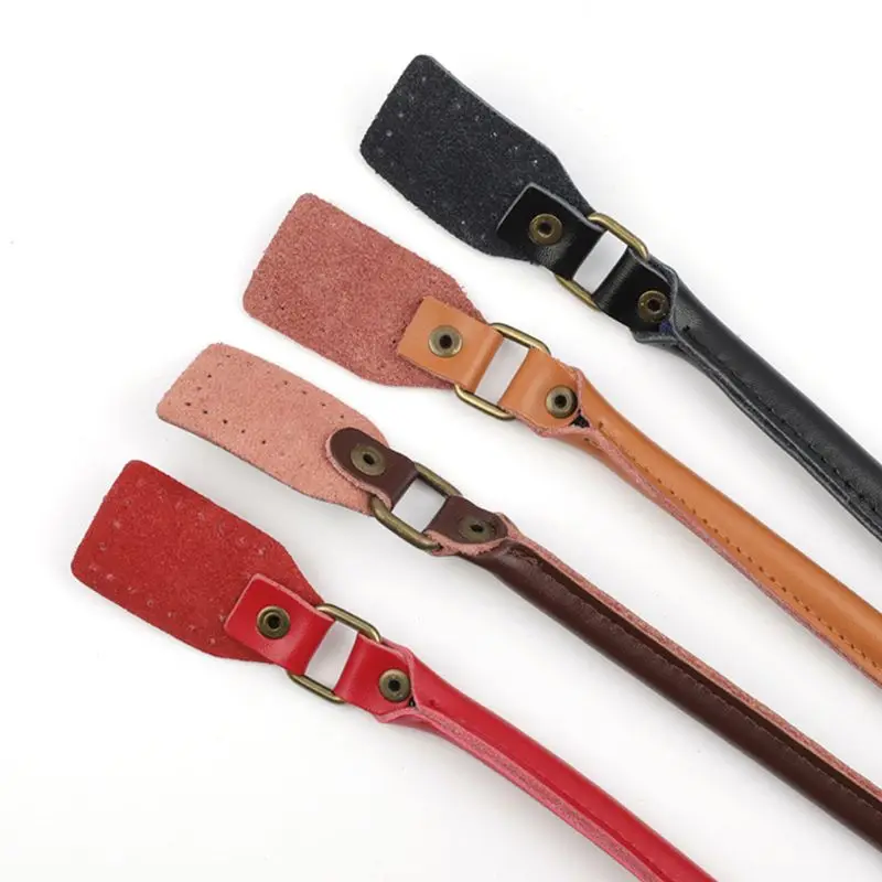 

PU Leather Handle Strap Replacement for Handmade Beach Bag Bucket Handbag