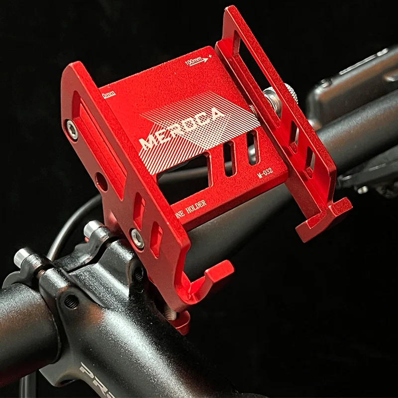 meroca motorcycle mobile phone holder 360°rotatable for 3 5 7 2 inch smart phones adjustable for mtb bicycle phone holder free global shipping