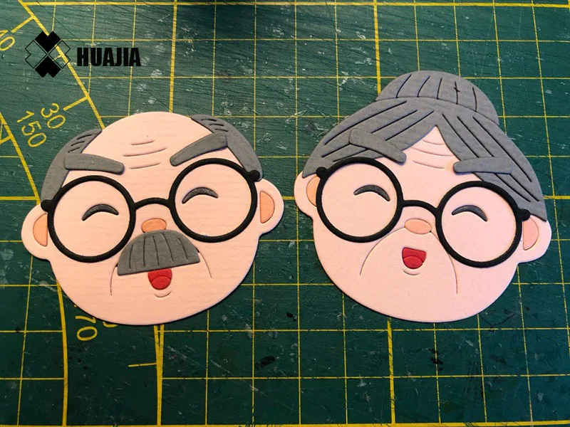 

Grandparents Metal Cutting Dies Family People Stencil For DIY Scrapbooking Cards Decorative