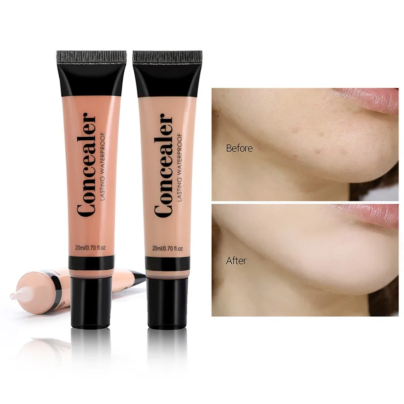 Full Cover 6 Colors Liquid Concealer Makeup 20ml Eye Dark Circles Cream Face Corrector Waterproof Make Up Base Cosmetic | Красота и