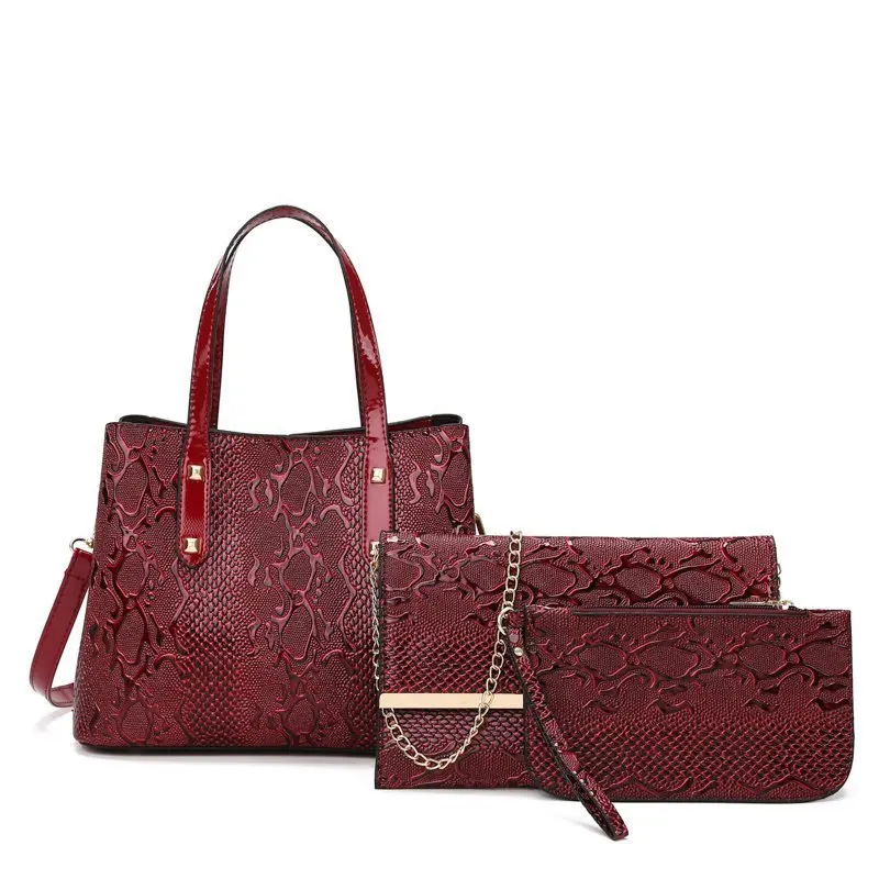 

2021 new three-piece woman bag handbag fashion all-match casual shoulder bag messenger bag