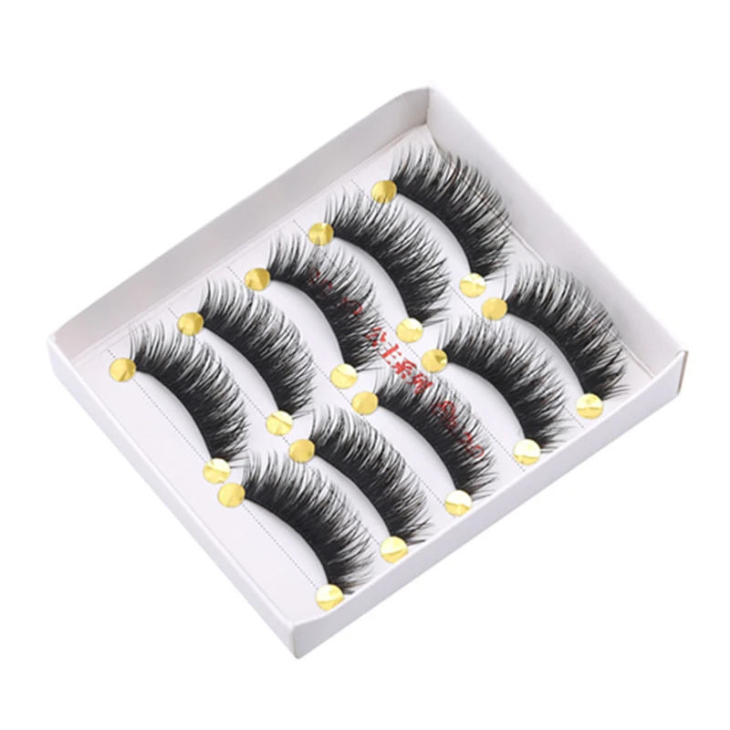 5 пар накладных ресниц накладные ресницы для наращивания натуральные мягкие