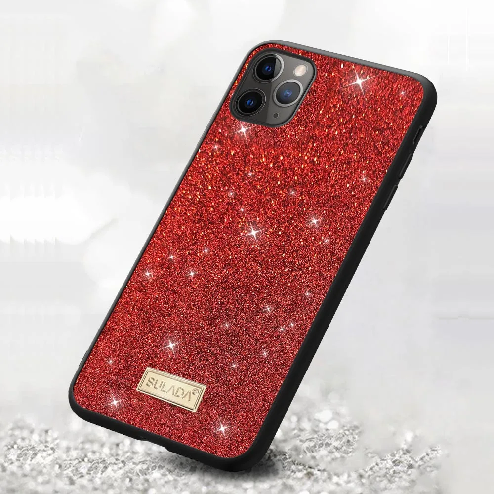 Для iPhone 11 Pro роскошный блестящий чехол для телефона TPU 11Pro Max 7 8 6 Plus XR X XS задняя