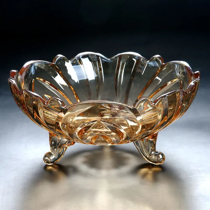Crystal Glass Fruit Plate Snack Nut & Dried Candy Salad High Footed Dish Luxury Creative Wedding Gift Present Tabletop Ornaments
Crystal Glass Fruit Plate Snack Nut & Dried Candy Salad High Footed Dish Luxury Creative Wedding Gift Present Tabletop Ornaments