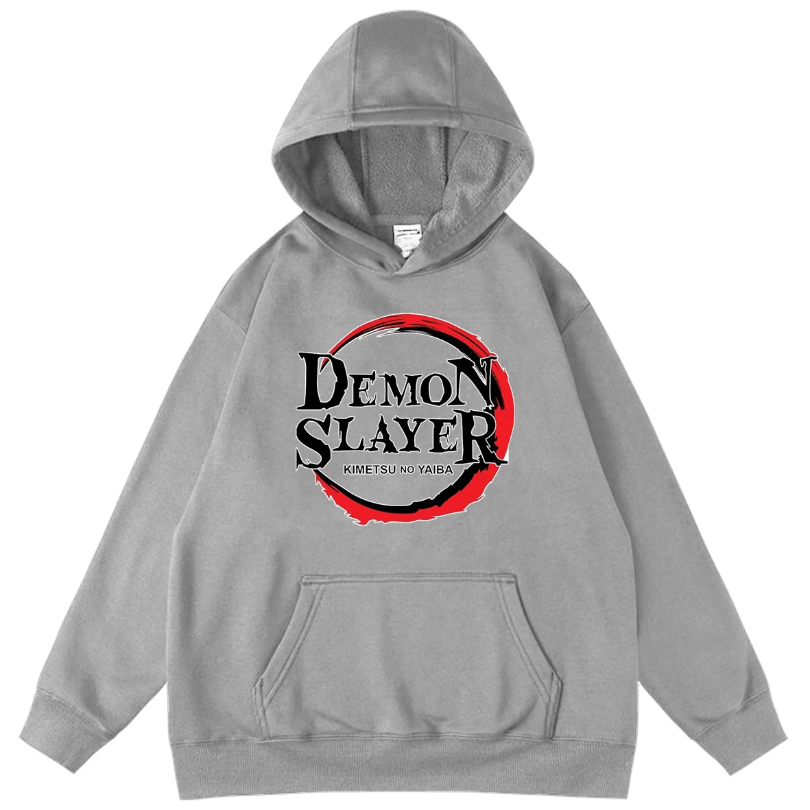 

Demon Slayer Anime Hoodies Men's Oversized Hoodie Autumn 2021 boy teen Pullover Hooded Sweatshirts Letter Patterned Hat Clothing