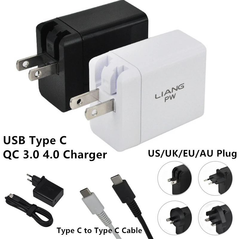 LiangPW 5V 9V 12V 18W QC 3 0 4 быстрое зарядное устройство типа C для Samsung Huawei Vivo Oppo Xiaomi и других